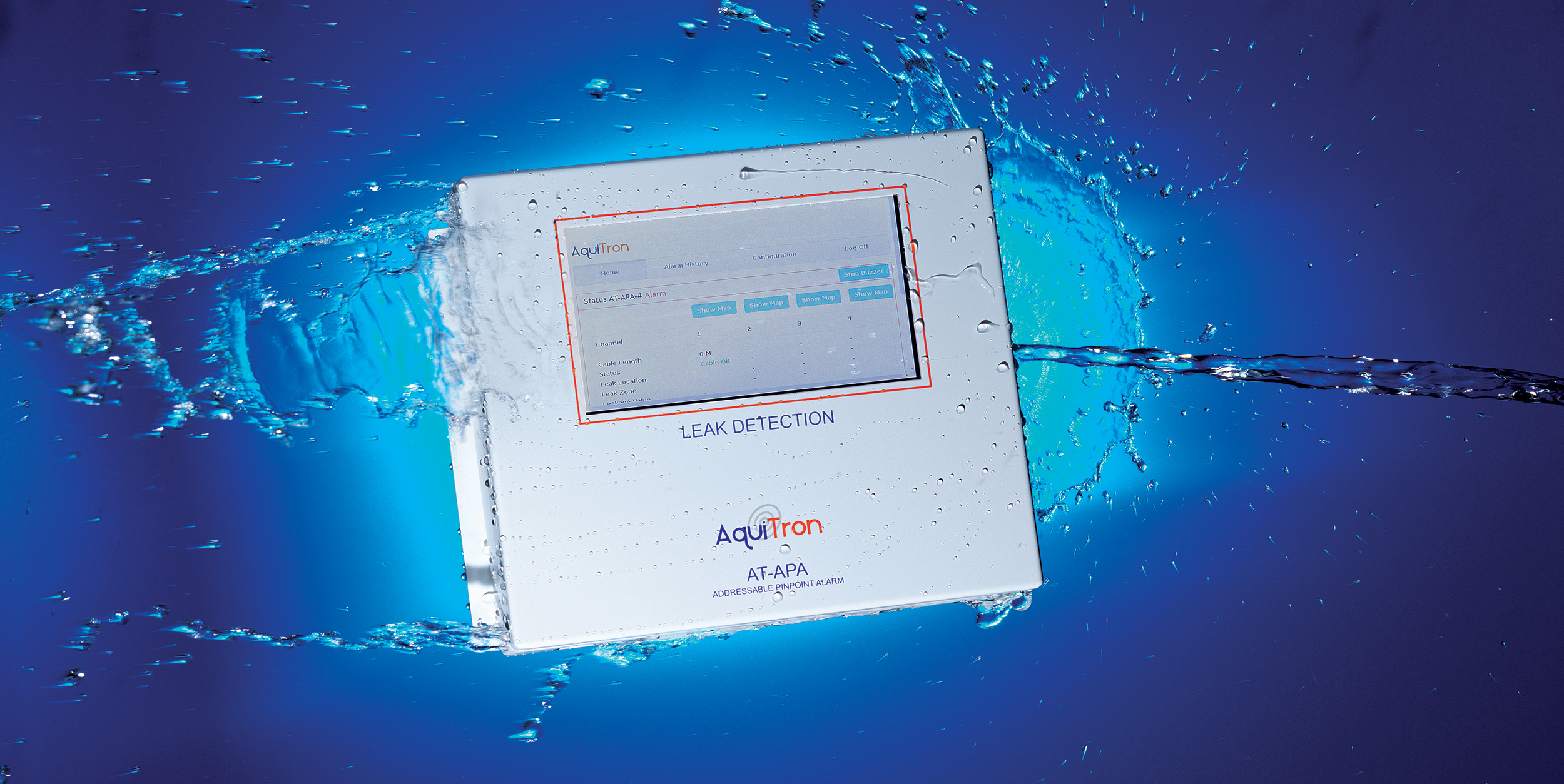 AquiTron alarm panel